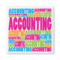 Colorful Accounting magnets