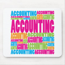 Colorful Accounting Mouse Mat