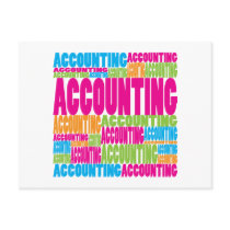 Colorful Accounting Postcards
