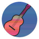 Colorful Acoustic Guitar Stickers