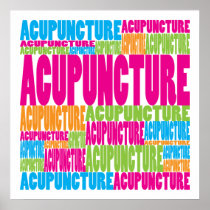 Colorful Acupuncture Print
