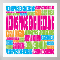 Colorful Aerospace Engineering Print