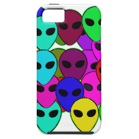 Colorful Aliens iPhone 5 Case
