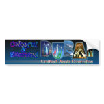 Colorful and Exciting Dubai Bumper Sticker