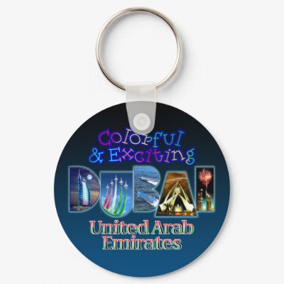 Colorful and Exciting Dubai Keychain