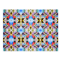 Colorful Angles Pattern postcards