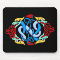 Colorful Antique Style Celtic Art mousepads
