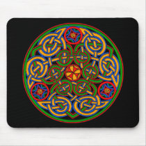 Colorful Antique Style Celtic Art mousepads