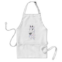 Colorful Arabian Horse Head Apron