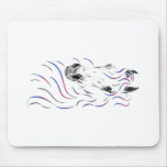 Colorful Arabian Horse Head Mouse Pad