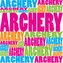Colorful Archery photo sculptures by busybees Colorful Archery photo sculptures