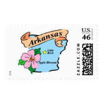Colorful Arkansas Map Gifts and Tees Stamps