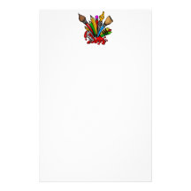 Colorful Art Supplies Stationery Paper