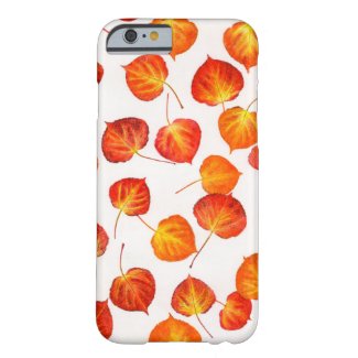 Colorful Autumn Aspen Leaves Barely There iPhone 6 Case