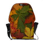 Colorful Autumn Leaves messenger bags