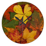 Colorful Autumn Leaves wall clocks