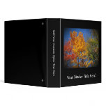 Colorful Autumn Trees 3 Ring Binders