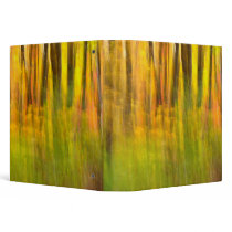Colorful Autumnal Abstract 1.5" Photo Album Vinyl Binder