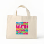Colorful Aviation Tote Bags