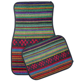 Colorful Aztec Pattern Car Mat