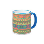 Colorful Aztec Pattern mugs
