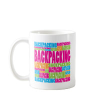 Colorful Backpacking mugs