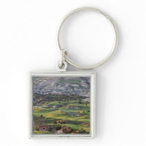 Colorful badlands from Buck Hill overlook in Keychains