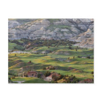 Colorful badlands from Buck Hill overlook in Post Cards