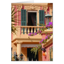 Colorful Balcony Card by DesignerGal Colorful Balcony Card