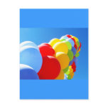Colorful Balloon World Post Card