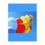 Colorful Balloon World Post Card