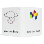 Colorful balloons binder