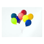 Colorful balloons custom announcement
