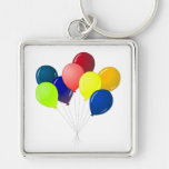 Colorful balloons keychain