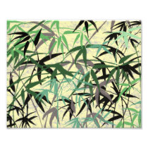 Colorful Bamboo Foliage 1 Art Photo