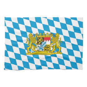 Colorful Bavarian Flag Towels