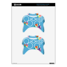 Colorful Beach Balls Xbox 360 Controller Decal