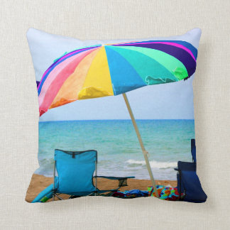 Beach Chairs Pillows - Decorative & Throw Pillows Zazzle