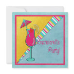 Colorful Beachtime Bachelorette Party Personalized Announcement