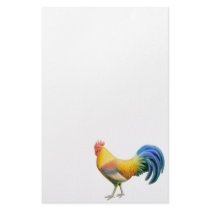 Colorful Belgian Ardenner Rooster Stationery