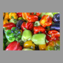 Colorful Bell Peppers posters