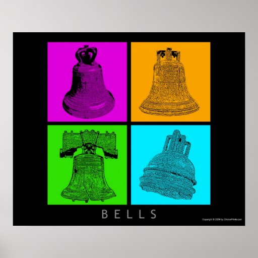 Colorful Bells Poster