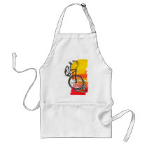 Colorful Bike Designs Aprons