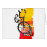 Colorful Bike Designs Greeting Cards