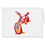 Colorful Bike Designs Card