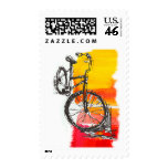 Colorful Bike Designs Postage Stamps
