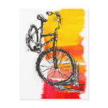 Colorful Bike Designs Post Card