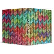 Colorful Binder For the Knitter in Your Life.