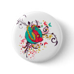 Colorful Bird One Pins