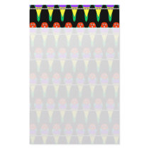 Colorful Bird Pattern. Gouldian Finch. Stationery Paper